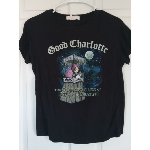 2004 Good Charlotte The Chronicles of Life & Death Tee Size Women's XL - Picture 4 of 5